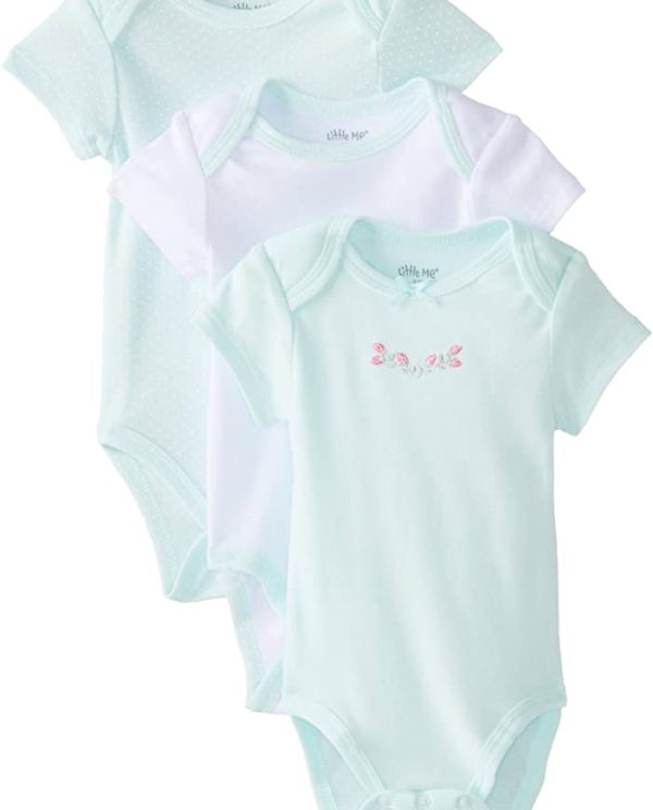 Mint Beyaz Üçlü Kısa Kollu Body