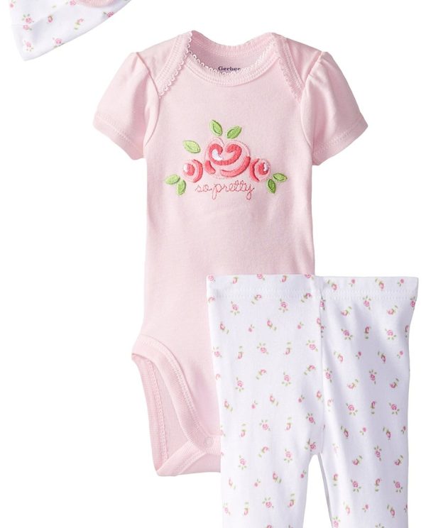 Pembe Baskılı Body ve Desenli Pantolon