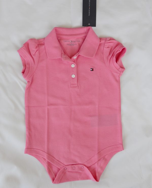 Pembe Polo Yaka Body